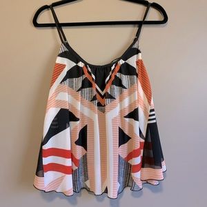 Orange printed Express tank